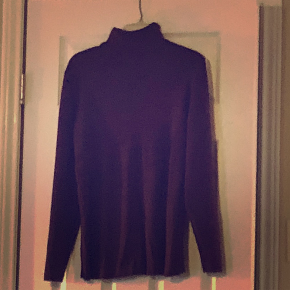 Maternity turtleneck sweater